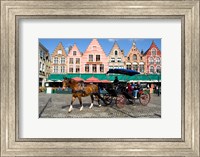 Framed Medieval Market Square, Belgium