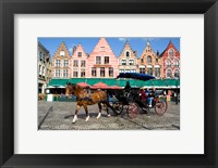 Framed Medieval Market Square, Belgium