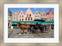 Framed Medieval Market Square, Belgium