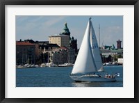 Framed Island in Helsinki Harbor