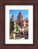 Framed Saint Martin's Cathedral, Mainz, Germany