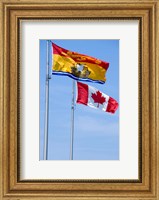 Framed Canada, New Brunswick Flag