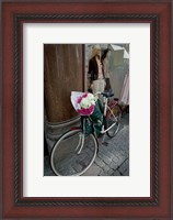 Framed Bicycle Parked in Copenhagen, Denmark