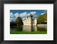 Framed Chateau of Azay-le-Rideau, Loire Valley, France