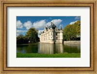 Framed Chateau of Azay-le-Rideau, Loire Valley, France