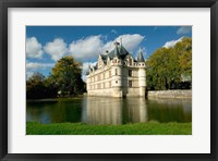 Framed Chateau of Azay-le-Rideau, Loire Valley, France