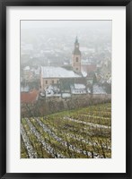 Framed Alsatian Wine Village, France