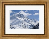 Framed French Alps in Winter