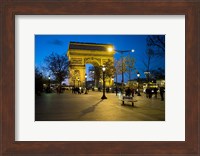 Framed Arch of Triumph, Paris, France