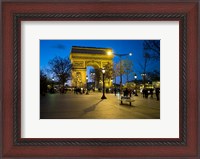 Framed Arch of Triumph, Paris, France