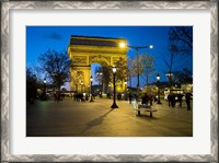 Framed Arch of Triumph, Paris, France