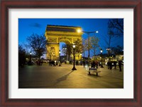 Framed Arch of Triumph, Paris, France