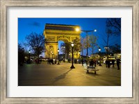 Framed Arch of Triumph, Paris, France