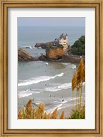 Framed Surfers on the Bay of Biscay, France