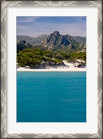 Framed France Corsica Saleccio Beach