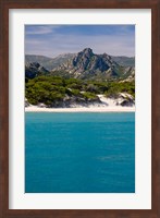 Framed France Corsica Saleccio Beach
