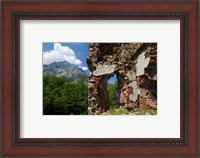 Framed Genoese Fort Ruins, Corsica, France