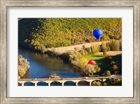 Framed Hot Air Balloon, Chateau de Castelnaud