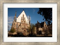 Framed St Thomas Church, Leipzig, Germany