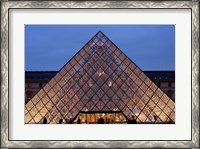 Framed Pyramid, Louvre, Paris, France