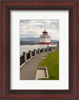 Framed Brockton Point Lighthouse