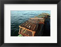 Framed Nova Scotia, Cape Breton, Lobster Traps