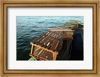 Framed Nova Scotia, Cape Breton, Lobster Traps