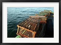 Framed Nova Scotia, Cape Breton, Lobster Traps