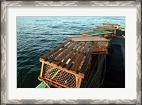 Framed Nova Scotia, Cape Breton, Lobster Traps