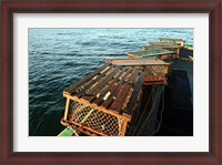 Framed Nova Scotia, Cape Breton, Lobster Traps