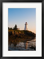 Framed Letite Passage Lighthouse
