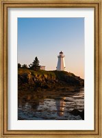 Framed Letite Passage Lighthouse