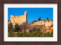 Framed Ruins of the Pope's Summer Castle in Chateauneuf-du-Pape