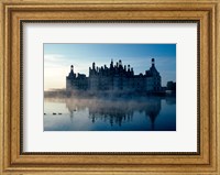Framed Chateau Chambord at Dawn