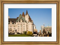 Framed Chateau Laurier Hotel in Ottawa