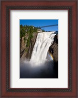 Framed Montmorency Falls, Quebec City