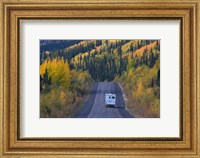 Framed Dempster Highway in the Fall