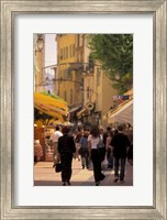 Framed Rue de Republique, Menton, Cote D'Azure, France