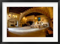 Framed Medieval Kitchen of Chateau de Pierreclos