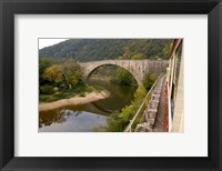 Framed Bridge at Douce Plage, Rhone-Alps, France