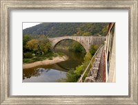 Framed Bridge at Douce Plage, Rhone-Alps, France