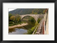 Framed Bridge at Douce Plage, Rhone-Alps, France