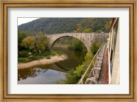 Framed Bridge at Douce Plage, Rhone-Alps, France