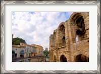 Framed Roman Amphitheatre and Shops, Provence, France