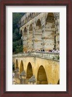 Framed Pont du Gard, Roman Aqueduct