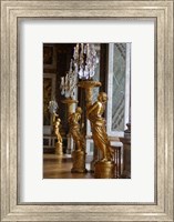 Framed Hall of Mirrors and Gold Statues, Versailles, France