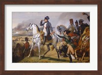 Framed Painting of Napoleon in Hall of Battles
