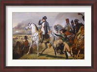 Framed Painting of Napoleon in Hall of Battles