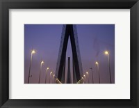 Framed Pont De Normandie, Le Havre, France