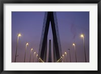 Framed Pont De Normandie, Le Havre, France